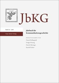 Produktbild: Jahrbuch f&uuml;r Kommunikationsgeschichte 20 (2018)