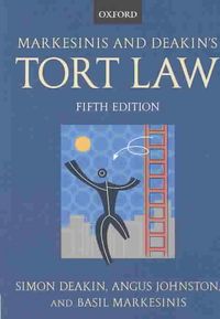 Produktbild: Markesinis and Deakin's Tort Law