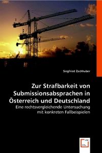 Produktbild: Zachhuber, S: Zur Strafbarkeit von Submissionsabsprachen in