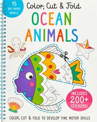 Produktbild: Color, Cut, and Fold: Ocean Animals