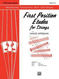 Produktbild: Applebaum, S: First Position Etudes for Strings