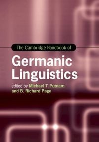 Produktbild: Cambridge Handbook of Germanic Linguistics