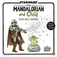 Produktbild: Brown, J: Star Wars the Mandalorian and Child 2025 Wall Cale