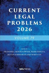 Produktbild: Current Legal Problems 2026