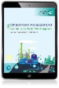 Produktbild: Operations Management: Sustainability and Supply Chain Management, Global Edition