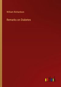 Produktbild: Remarks on Diabetes