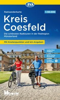 Produktbild: BVA Radwanderkarte Kreis Coesfeld mit Knotenpunkten 1:50.000