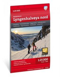 Produktbild: Hoyfjellskart Lyngenhalvoya north 1:25 000