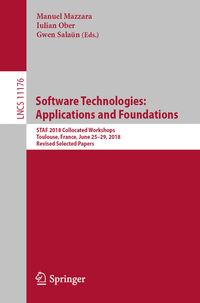 Produktbild: Software Technologies: Applications and Foundations