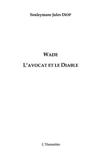 Produktbild: Wade l'avocat et le diable