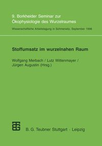 Produktbild: Stoffumsatz im wurzelnahen Raum
