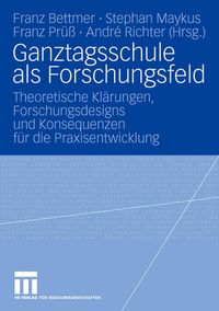 Produktbild: Ganztagsschule als Forschungsfeld