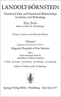 Produktbild: Atoms, Inorganic Radicals and Radicals in Metal Complexes / Atome, anorganische Radikale und Radikale in Metallkomplexen