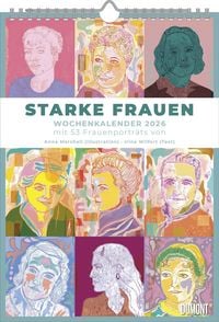 Produktbild: Starke Frauen Wochenkalender 2026 – Porträts und Biografien auf 53 Wochenblättern – Format 21,0 x 29,7 cm – Spiralbindung