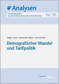 Produktbild: Demografischer Wandel und Tarifpolitik