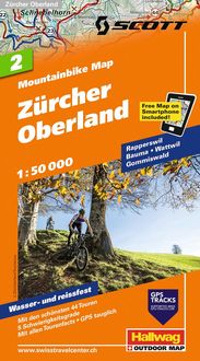 Produktbild: MTB-Karte 02 Z&uuml;rcher Oberland 1:50.000