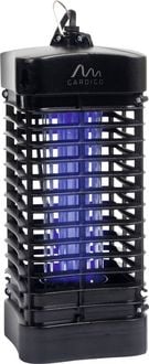 Produktbild: Gardigo 62303 UV-Insektenf&auml;nger UV-Licht, Stromgitter (B x H x T) 100 x 255 x 100 mm Schwarz 1 St.