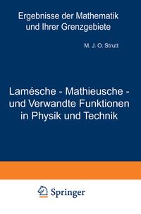 Produktbild: Lam&eacute;sche - Mathieusche - und Verwandte Funktionen in Physik und Technik