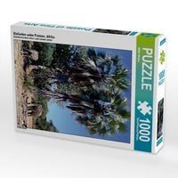 Produktbild: CALVENDO Puzzle Elefanten unter Palmen, Afrika | 1000 Teile Lege-Gr&ouml;&szlig;e 64x48cm Foto-Puzzle f&uuml;r gl&uuml;ckliche Stunden