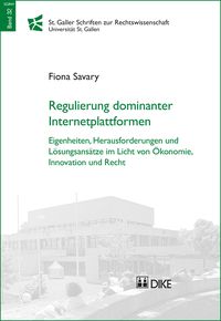Produktbild: Regulierung dominanter Internetplattformen