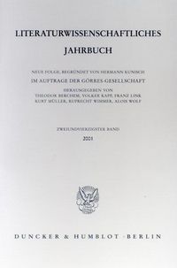 Produktbild: Literaturwissenschaftliches Jahrbuch.
