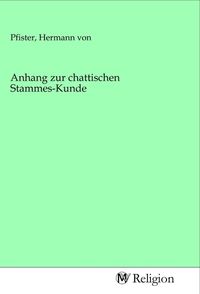 Produktbild: Anhang zur chattischen Stammes-Kunde