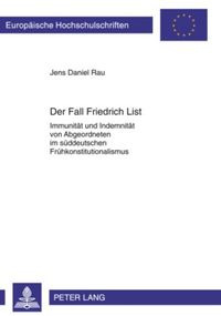 Produktbild: Der Fall Friedrich List