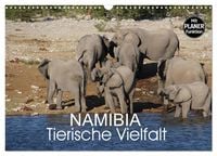 Produktbild: Namibia - Tierische Vielfalt (Planer) (Wandkalender 2026 DIN A3 quer), CALVENDO Monatskalender