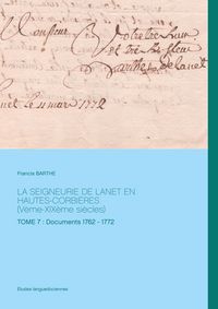 Produktbild: La seigneurie de Lanet en Hautes-Corbi&egrave;res (V&egrave;me-XIX&egrave;me si&egrave;cles)