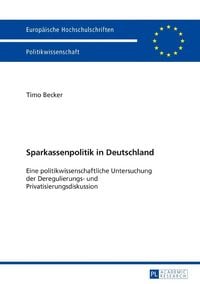 Produktbild: Sparkassenpolitik in Deutschland