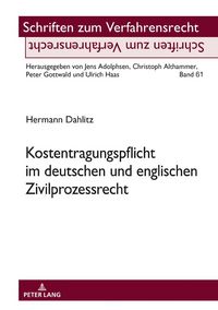 Produktbild: Kostentragungspflicht im deutschen und englischen Zivilprozessrecht