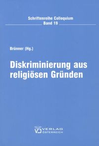 Produktbild: Diskriminierung aus religi&ouml;sen Gr&uuml;nden