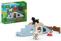 Produktbild: schleich&reg; 42763 - Farm World, Puppy Playtime, Abenteuerzeit f&uuml;r Welpen, 12-teilig, Spielset