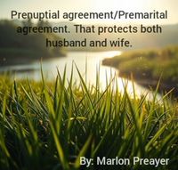 Produktbild: Prenuptial agreement/Premarital agreement. That protects both husband and wife.