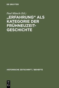 Produktbild: "Erfahrung" als Kategorie der Fr&uuml;hneuzeitgeschichte