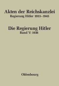Produktbild: Akten der Reichskanzlei, Regierung Hitler 1933-1945 / 1938