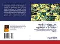 Produktbild: Weed control and crop response to herbicide application in hot pepper