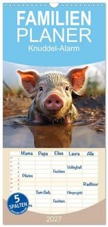 Produktbild: Familienplaner 2027 - Knuddel-Alarm mit 5 Spalten (Wandkalender, 21 x 45 cm) CALVENDO