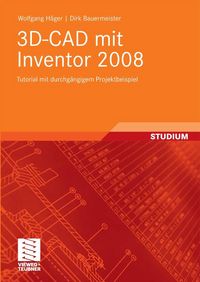 Produktbild: 3D-CAD mit Inventor 2008