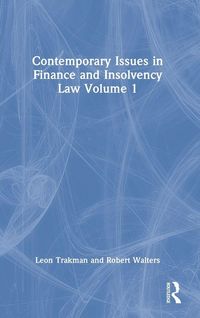 Produktbild: Contemporary Issues in Finance and Insolvency Law Volume 1