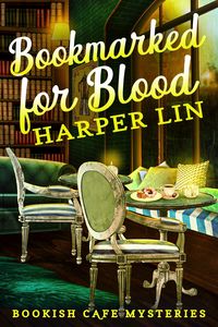 Produktbild: Bookmarked for Blood (A Bookish Cafe Mystery, #5)
