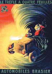 Produktbild: Carnet Blanc, Affiche Automobiles Brasier