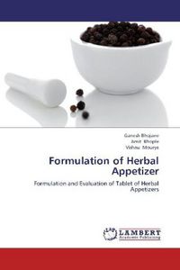 Produktbild: Bhojane, G: Formulation of Herbal Appetizer