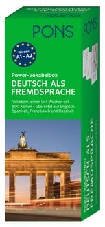 Produktbild: PONS Power-Vokabelbox Deutsch als Fremdsprache
