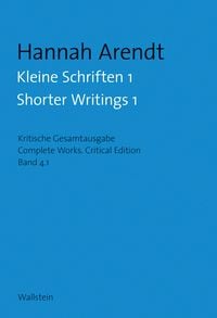 Produktbild: Kleine Schriften I / Shorter Writings I