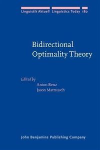 Produktbild: Bidirectional Optimality Theory