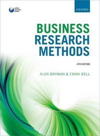 Produktbild: Bryman, A: Business Research Methods