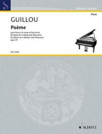 Produktbild: Po&egrave;me op. 79, Klavier 4-h&auml;ndig und Schlagzeug, Spielaprtitur