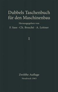 Produktbild: Heinrich] Dubbels Taschenbuch f&uuml;r den Maschinenbau