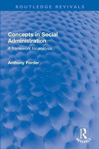Produktbild: Concepts in Social Administration